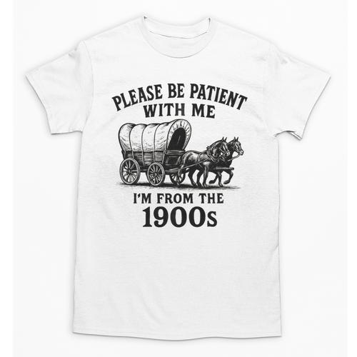 Please Be Patient With Me I'm From The 1900s Boomer Premium Tri-Blend Unisex T-Shirt - Figerry