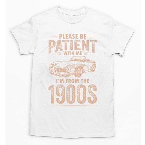 Please Be Patient With Me I'm From The 1900s Car Vintage Premium Unisex T-Shirt - Figerry