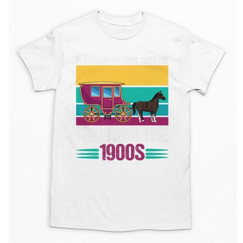 Please Be Patient With Me I'm From The 1900s Cool Dad Premium Unisex T-Shirt - Figerry