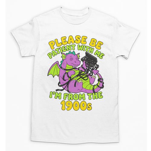 Please Be Patient I'm From The 1900s Dragon Men Women Premium Tri-Blend Unisex T-Shirt - Figerry