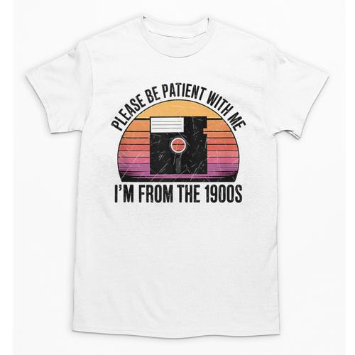 Please Be Patient With Me I'm From The 1900s Floppy Disk Unisex T-Shirt - Figerry