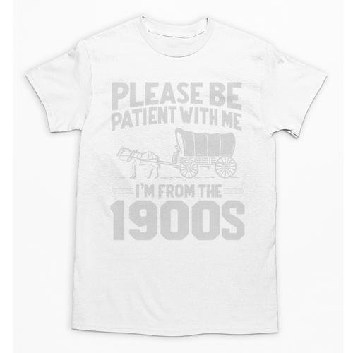 Please Be Patient I'm From The 1900s Over The Hill Premium Tri-Blend Unisex T-Shirt - Figerry