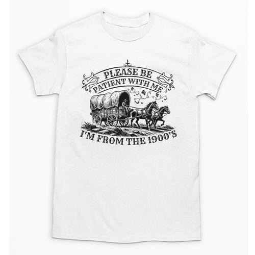 Please Be Patient With Me I'm From The 1900s For Men Women Premium Tri-Blend Unisex T-Shirt - Figerry