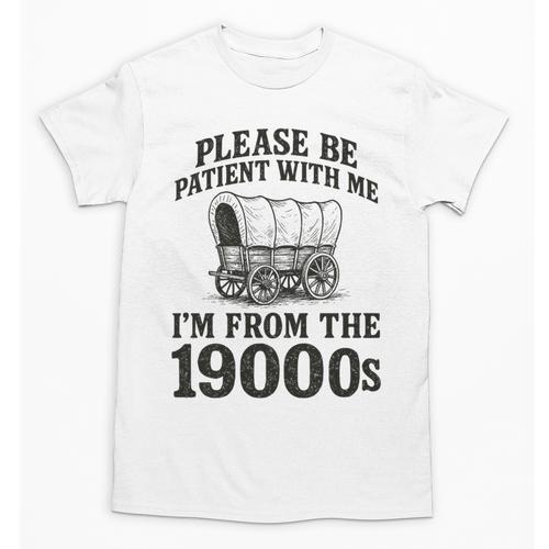 Please Be Patient I'm From The 1900s Premium Tri-Blend Unisex T-Shirt - Figerry