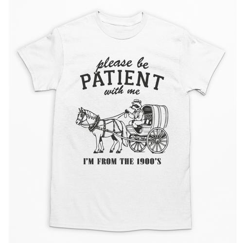 Please Be Patient I'm From The 1900s Raccoon Lover Premium Unisex T-Shirt - Figerry