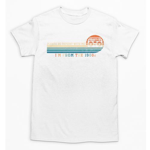 Please Be Patient With Me I'm From The 1900s Retro 90s Premium Unisex T-Shirt - Figerry