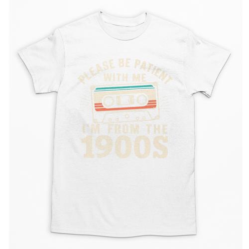 Please Be Patient With Me I'm From The 1900s Retro Cassette Premium Unisex T-Shirt - Figerry