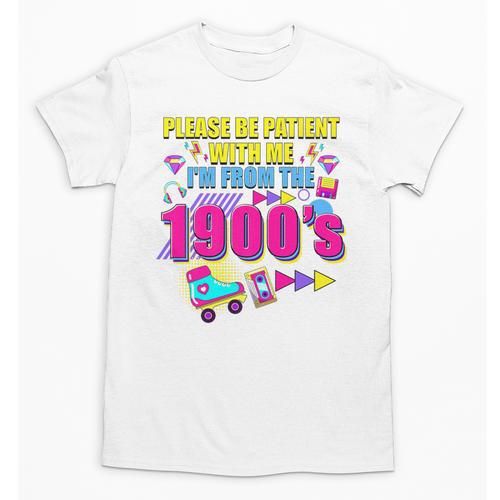 Please Be Patient With Me I'm From The 1900s Retro Vibes Premium Unisex T-Shirt - Figerry