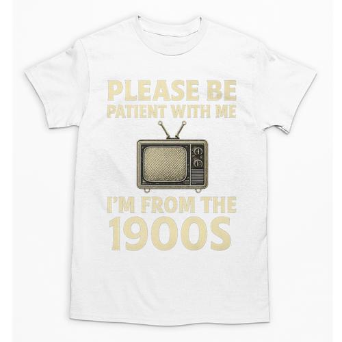 Please Be Patient With Me I'm From The 1900s Television Set Premium Unisex T-Shirt - Figerry