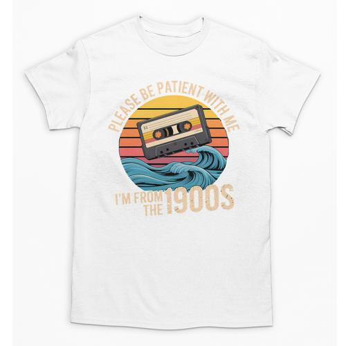 Please Be Patient With Me I'm From The 1900s Vintage Humor Premium Tri-Blend Unisex T-Shirt - Figerry