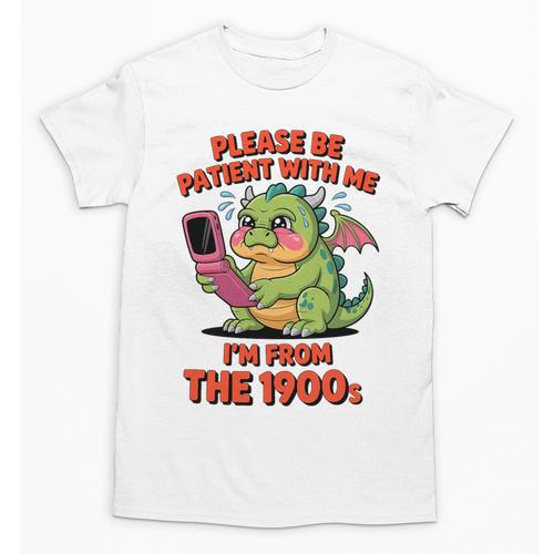 Please Be Patient I'm From The 1900s Vintage Men Women Premium Tri-Blend Unisex T-Shirt - Figerry