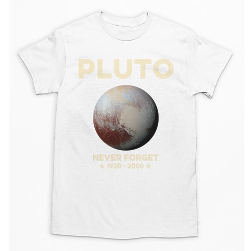 Pluto Never Forget 1930-2006 Planet Space Science Nostalgia Premium Tri-Blend Unisex T-Shirt - Figerry
