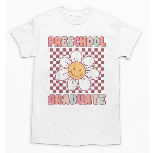 Preschool Graduation Graduate Cute Groovy Last Day Of Pre K Unisex T-Shirt - Best Gift Smart