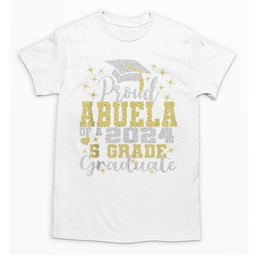 Proud Abuela Of 5th Grade Graduate 2024 Family Graduation Unisex T-Shirt - Best Gift Smart