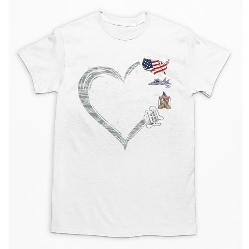 Proud Air Force Grandma Air Force Graduation Grandma USAF Unisex T-Shirt - Best Gift Smart