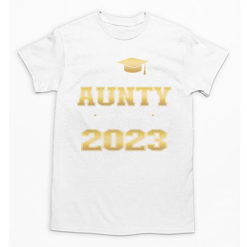 Proud Aunty Of 2023 Class MBA Graduate Family Graduation Unisex T-Shirt - Best Gift Smart