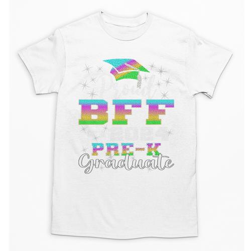 Proud Bff Of PreK School Graduate 2024 Graduation Bff Premium Unisex T-Shirt - Best Gift Smart