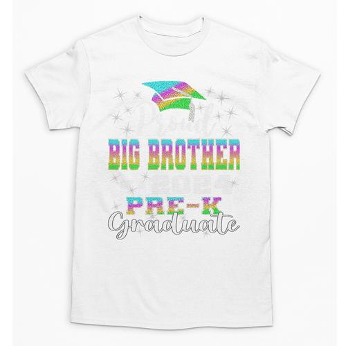 Proud Big Brother Of PreK School Graduate 2024 Graduation Premium Unisex T-Shirt - Best Gift Smart