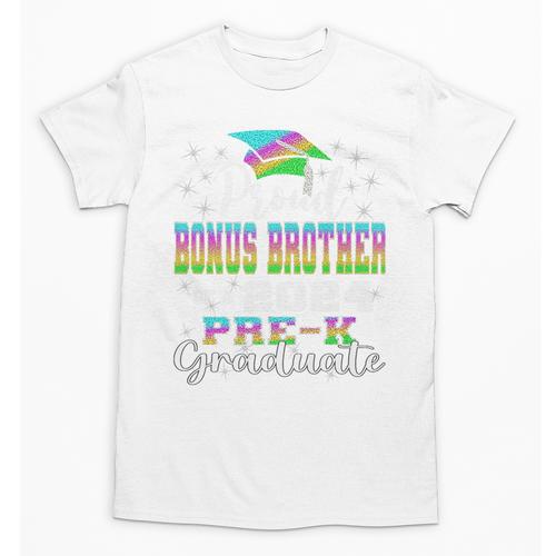Proud Bonus Brother Of PreK School Graduate 2024 Graduation Premium Unisex T-Shirt - Best Gift Smart