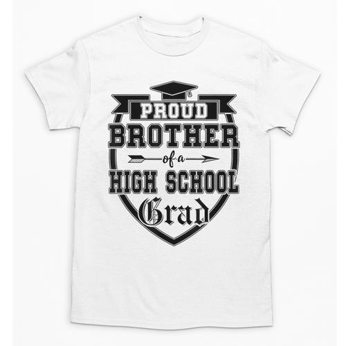 Proud Brother Of a High School Grad Senior Graduation Shirt Unisex T-Shirt - Best Gift Smart