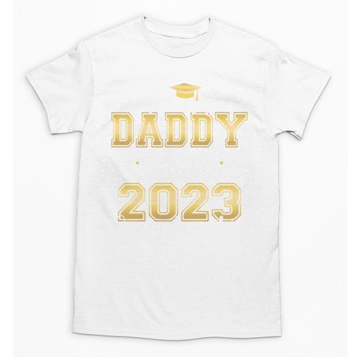 Proud Daddy Of Two 2023 Graduate Class 2023 Graduation Unisex T-Shirt - Best Gift Smart