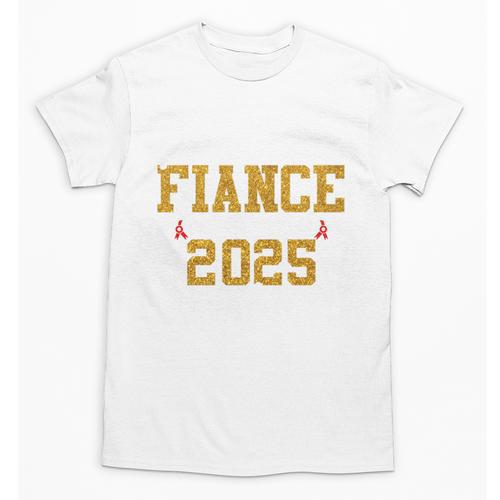Proud Fiance Of A 2025 Graduate Fiance Graduation 2025 Senio Unisex T-Shirt - Best Gift Smart