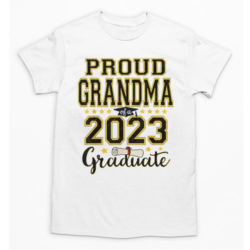 Proud Grandma Of A 2023 Graduate Graduation Unisex T-Shirt - Best Gift Smart