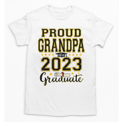 Proud Grandpa Of A 2023 Graduate Graduation Unisex T-Shirt - Best Gift Smart