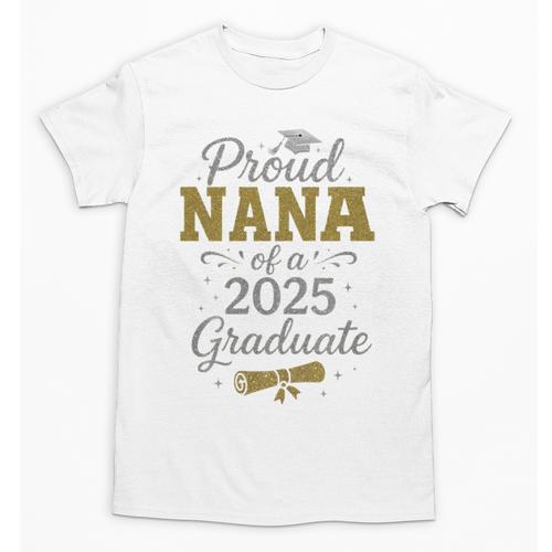 Proud Nana Of a 2025 Graduate Senior Graduation Women Premium Tri-Blend Unisex T-Shirt - Best Gift Smart