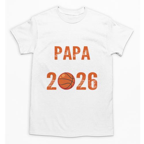 Proud PAPA Of 2026 Senior Basketball Student Graduation Unisex T-Shirt - Best Gift Smart