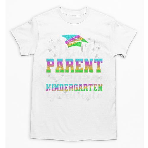 Proud Parent Of Kindergarten Graduate 2024 Graduation Parent Premium Unisex T-Shirt - Best Gift Smart