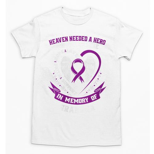 Purple Epilepsy Awareness Day Month In Memory Of Grandma Unisex T-Shirt - Easessy