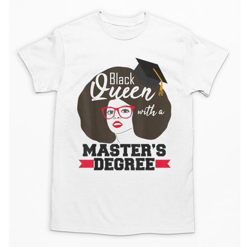 Queen Masters Degree Graduation Social Work MSW MPH Unisex T-Shirt - Best Gift Smart