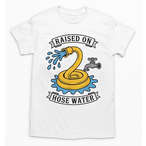 Raised On Hose Water Nostalgia Lovers Summer Vibes Unisex T-Shirt - Figerry