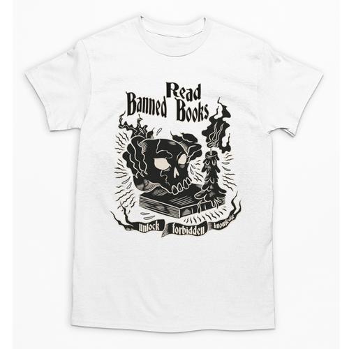 Read Banned Books Unlock Forbidden Knowledge Unisex T-Shirt - Bookorys DE