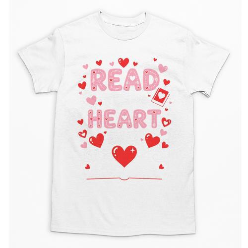 Read Your Heart Out Valentine Reading Book Lover Teacher Premium Tri-Blend Unisex T-Shirt - Bookorys
