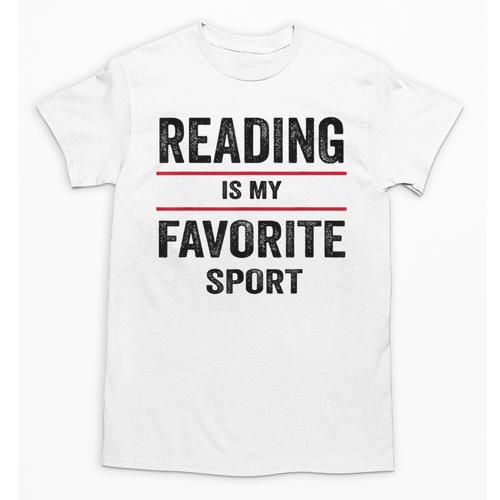 Reading Is My Favorite Sport Book Lover Quote Unisex T-Shirt - Bookorys