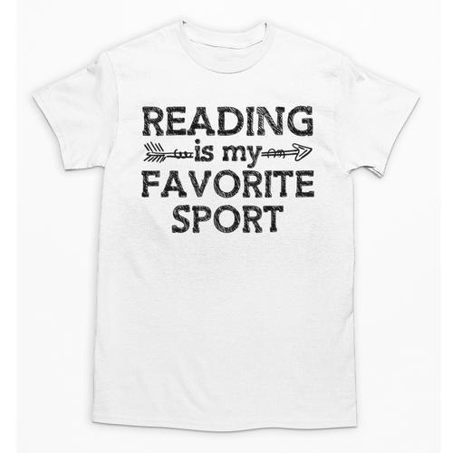 Reading Is My Favorite Sport Bookish Book-Club Bookworm Unisex T-Shirt - Bookorys AU