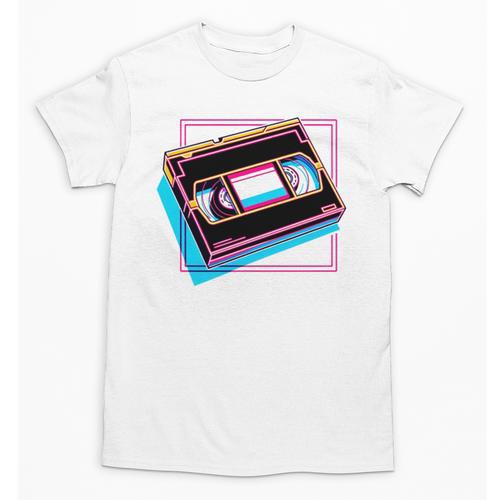 Retro VHS Vaporwave Video Cassette Nostalgia Geek Chic Unisex T-Shirt - Figerry