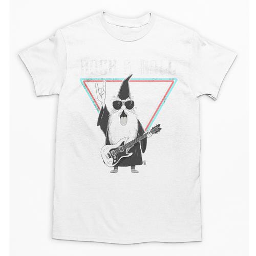 Rock & Roll Wizard Music Nostalgia Premium Tri-Blend Unisex T-Shirt - Figerry