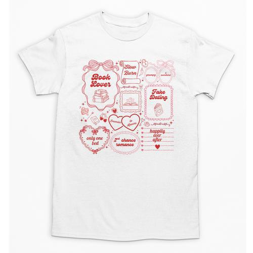 Romance Book Tropes Unisex T-Shirt - Bookorys CA