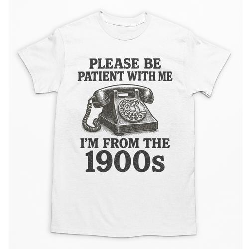 Sarcastic Please Be Patient I'm From The 1900s Premium Tri-Blend Unisex T-Shirt - Figerry