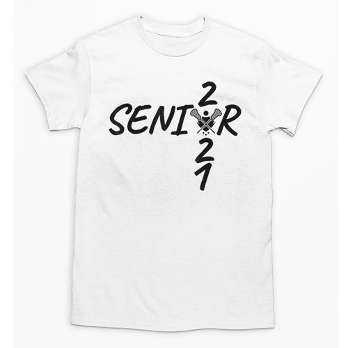 Senior 2021 Lacrosse Sticks And Ball Graduation Unisex T-Shirt - Best Gift Smart