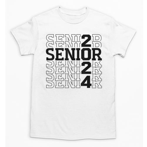 Senior 2024 Class Of 2024 Graduation 2024 Women Boy Girl Unisex T-Shirt - Best Gift Smart