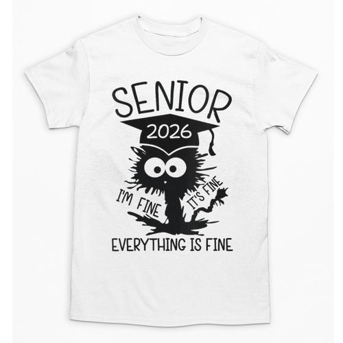 Senior 2026 High School College Graduation Year Class Of 26 Unisex T-Shirt - Best Gift Smart