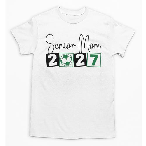 Senior 2027 Soccer Mom Final Season Class Of 2027 Graduation Unisex T-Shirt - Best Gift Smart