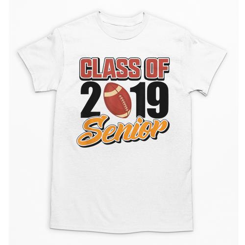 Senior Class Of 2019 Tshirt Graduation Students Football Unisex T-Shirt - Best Gift Smart