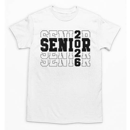 Senior Class Of 2026 Varsity Text Graduation Unisex T-Shirt - Best Gift Smart