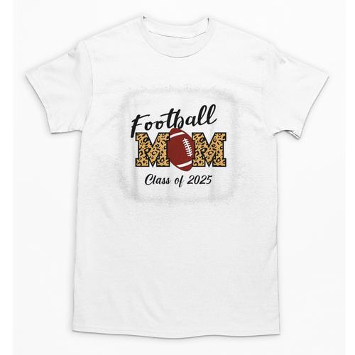 Senior Football Mom Class Of 2025 Graduation Graduate Unisex T-Shirt - Best Gift Smart