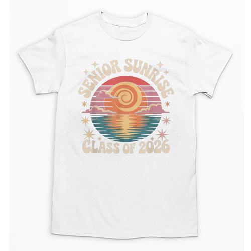 Senior Sunrise My Last First Day Memory Class Of 2026 Unisex T-Shirt - Easessy